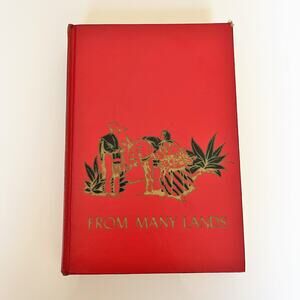 From Many Lands - 1953 - The Children's Hour #9 - Vintage Hardcover Book